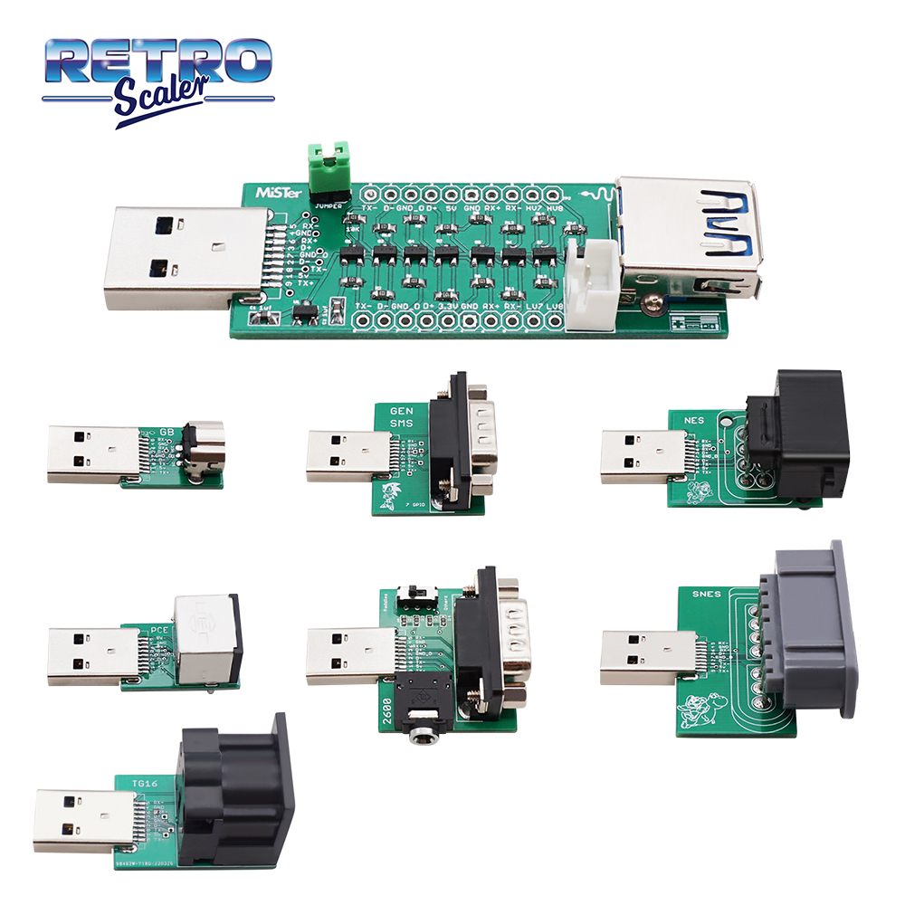 Board Game Io - RetroScaler USB 3.0 SNAC تحكم محول