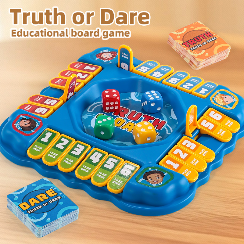 Board Game With Questions - ألعاب الترتيب والتكديس، ألعاب تعليمية وحواسية،