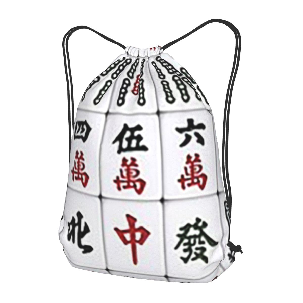 حقائب ظهر بنمط بلاط الماهجونغ  - مراجعة Tile Bag Drawstring وسعره