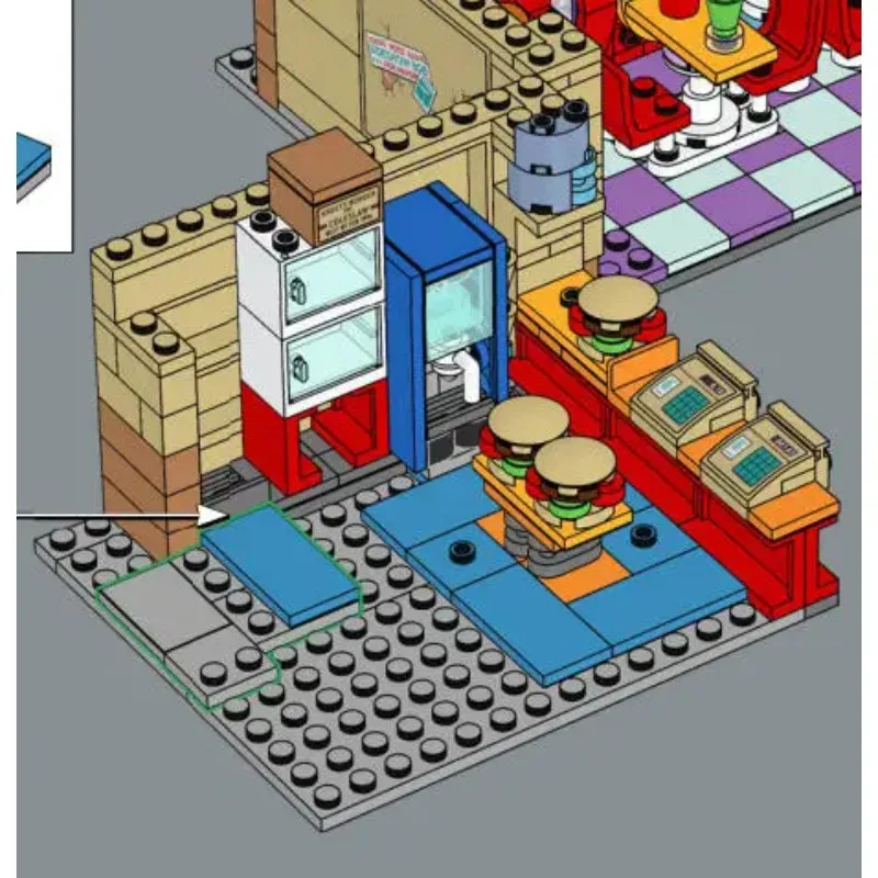 مجموعة مكعبات بناء نموذج مطعم  - مراجعة Lego Set Technic وسعره