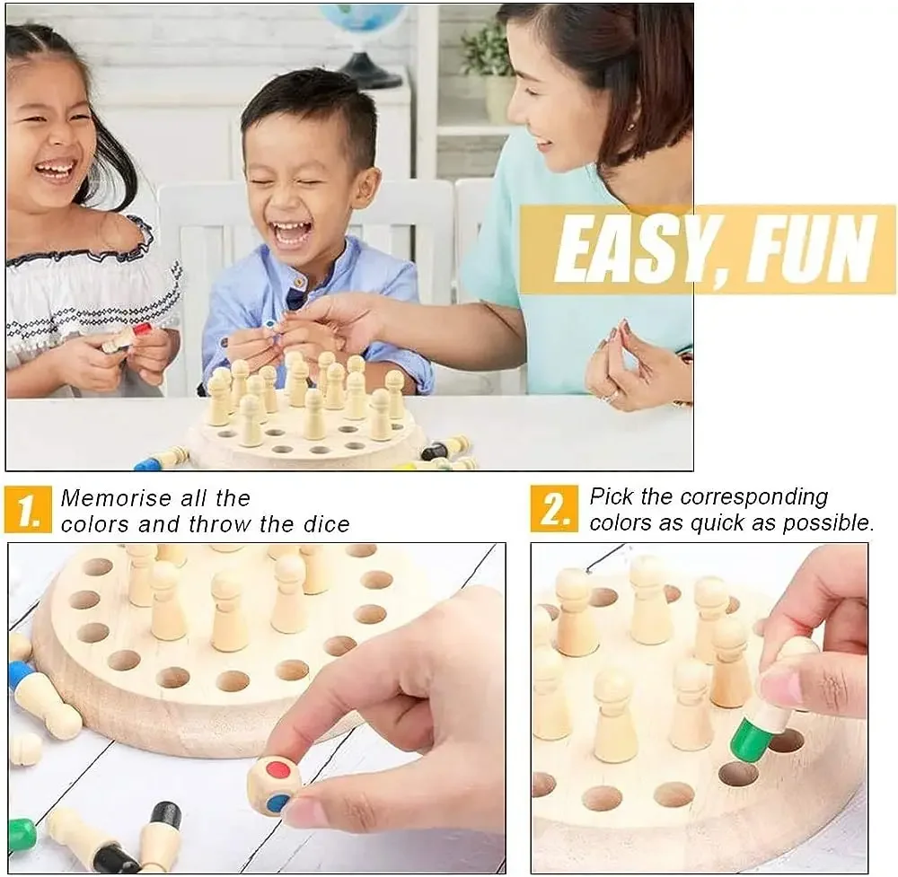 لعبة خشبية تعليمية للذاكرة وال - مراجعة Board Game Recommendation وسعره