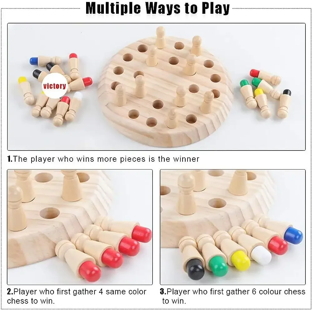 لعبة خشبية تعليمية للذاكرة وال - مراجعة Board Game Recommendation وسعره