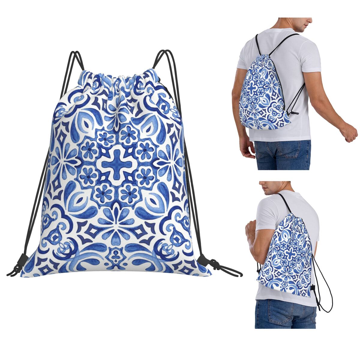 حقائب ظهر من نوع أزوليجوس بتصم - مراجعة Tile Bag Drawstring وسعره